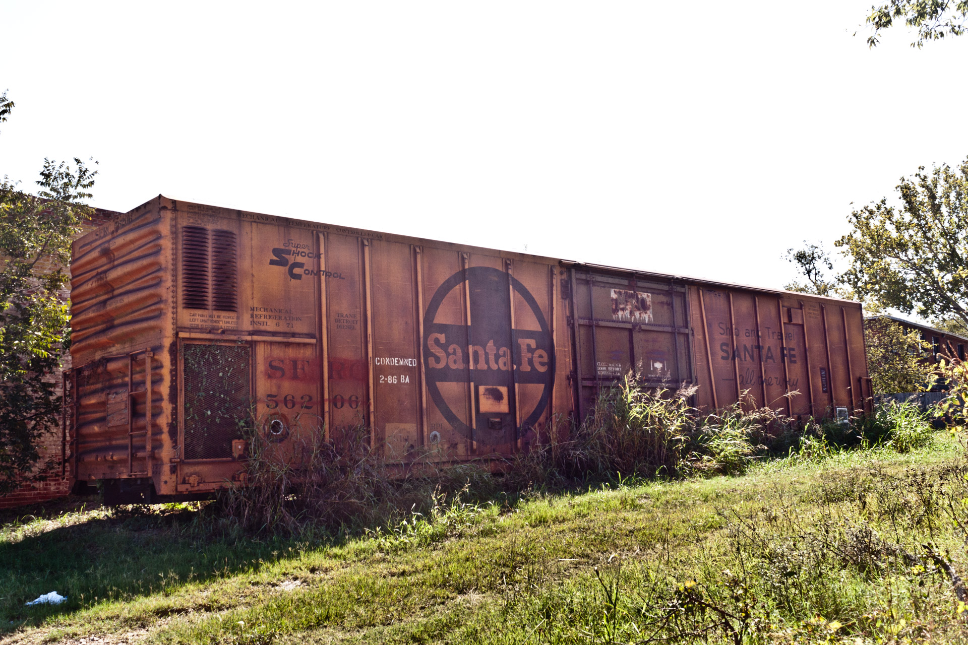 A Condemned Railroad Car
