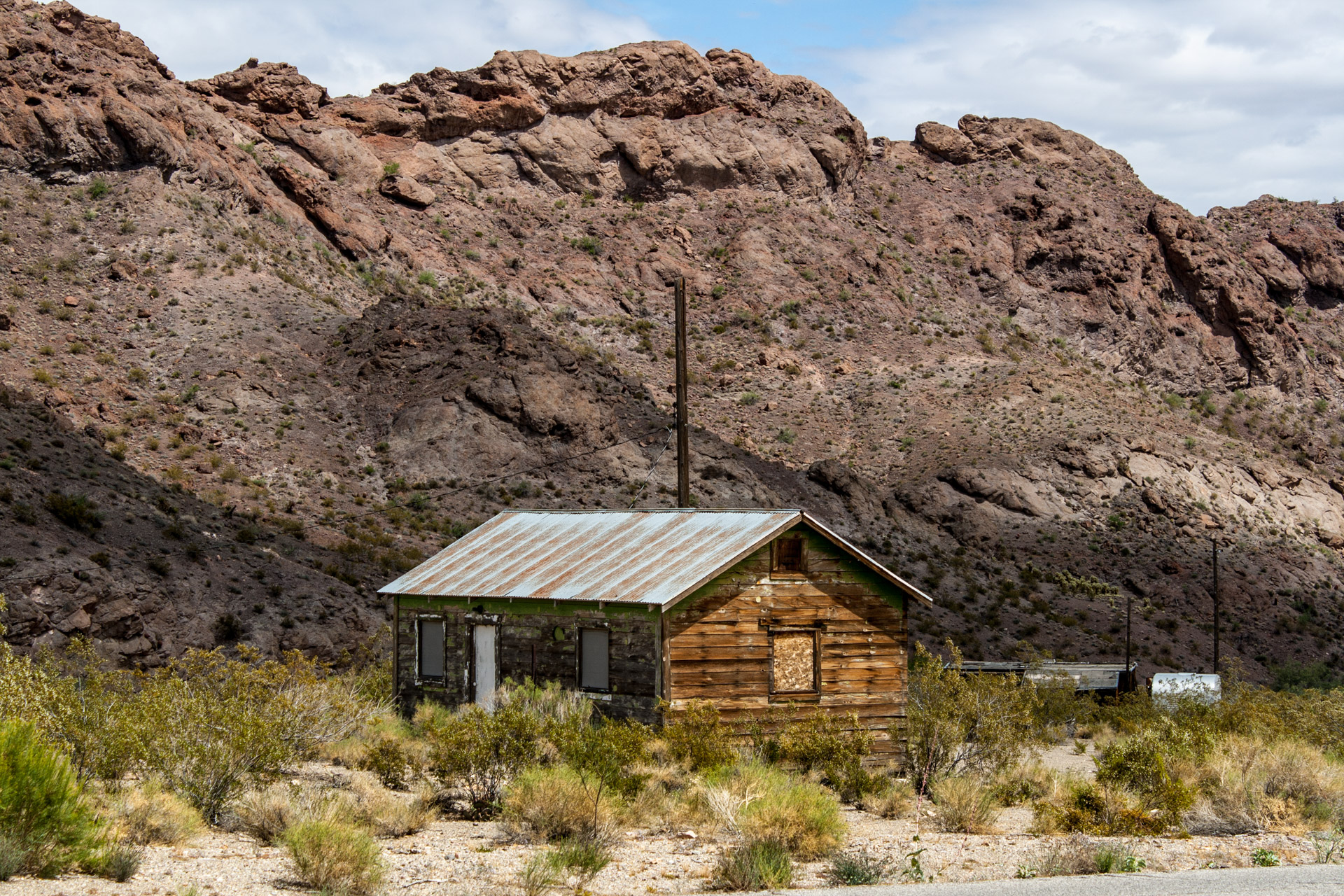 Nelson, Nevada - A Weathered Mining Town House (mid)