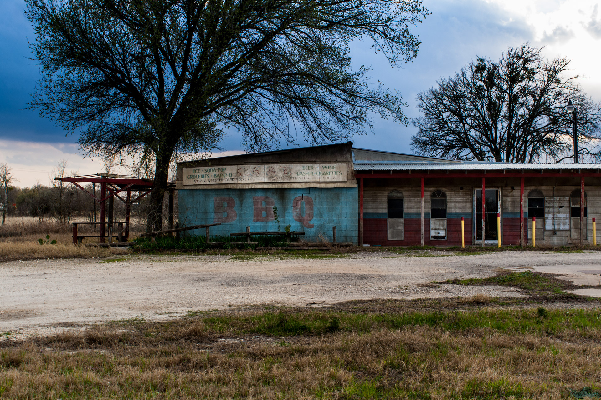 Elgin, Texas - BBQ And Gas Station (front left)