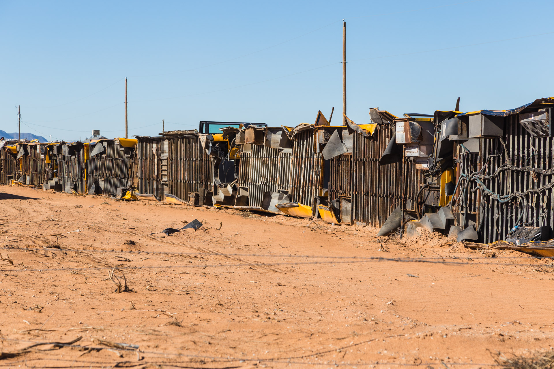 School Bus Graveyard (front wall close)