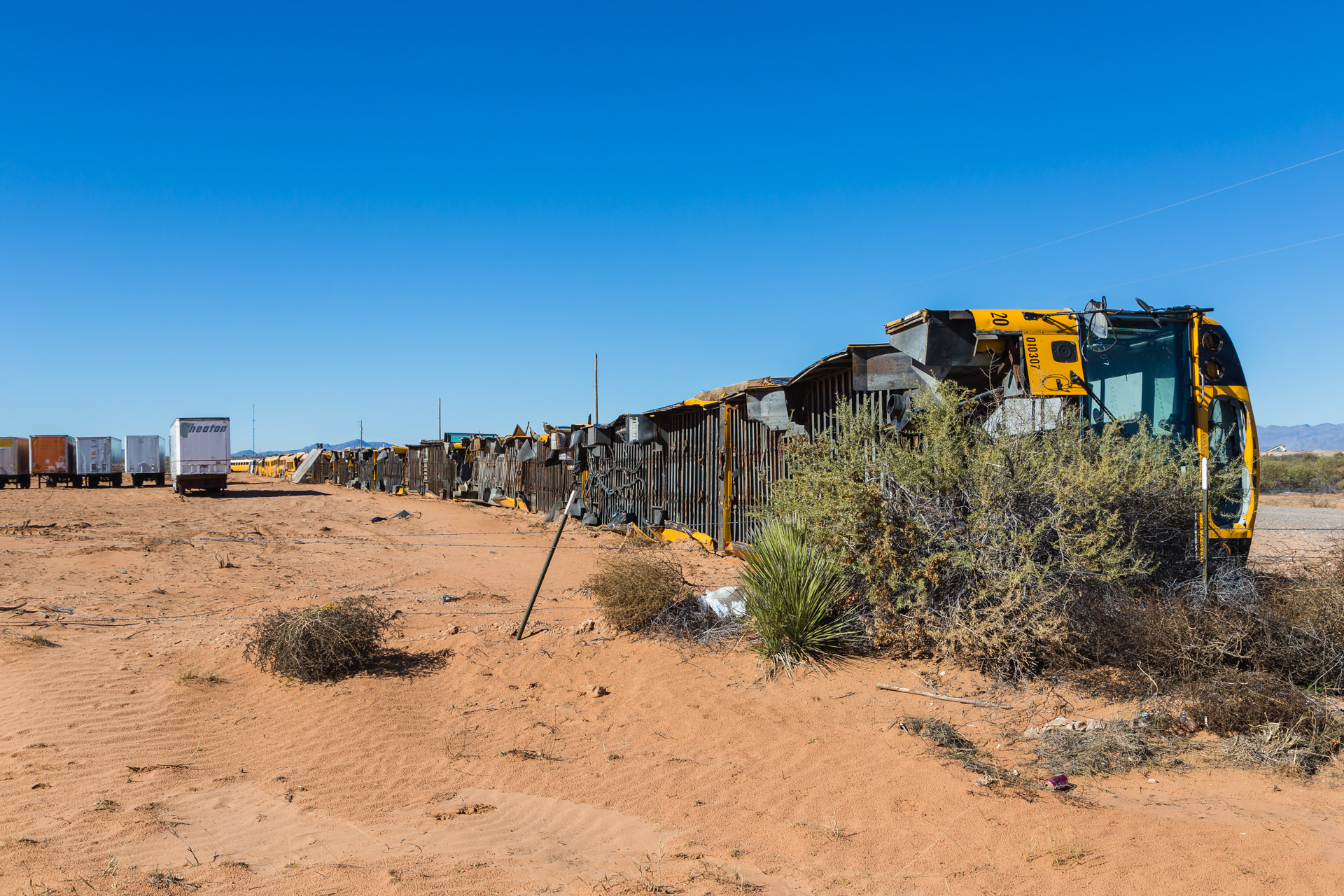 School Bus Graveyard (front wall mid)