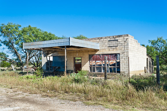 Talpa, Texas - The Falling Tin Store