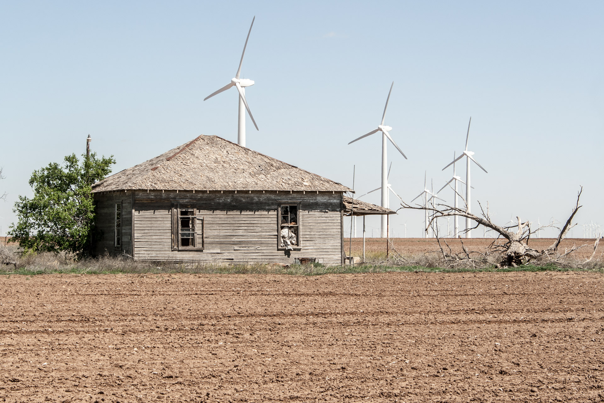 Wind Turbine Community Storage House (angle left close)