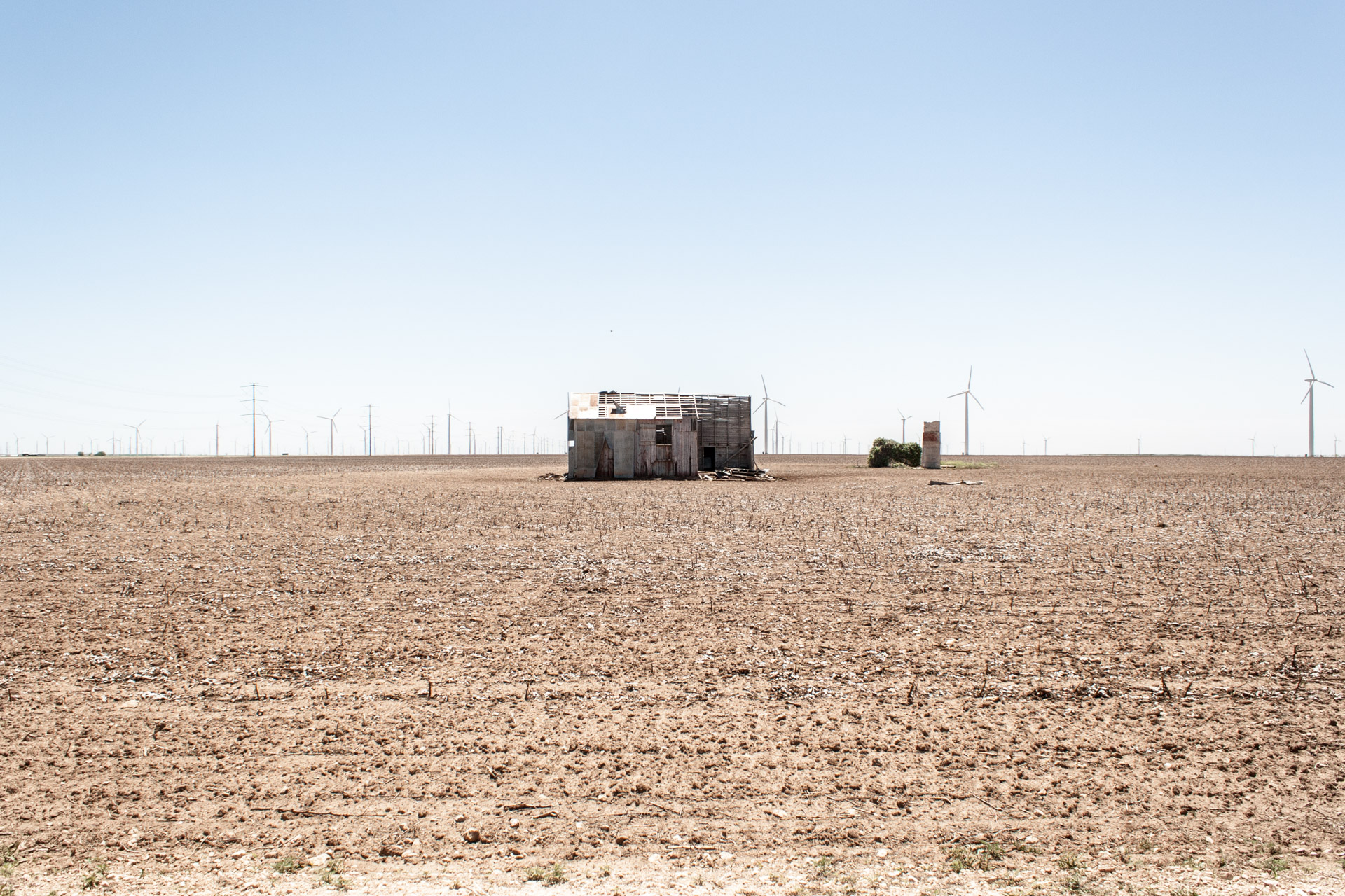 Wind Turbine Community Tiny Barn (front far)