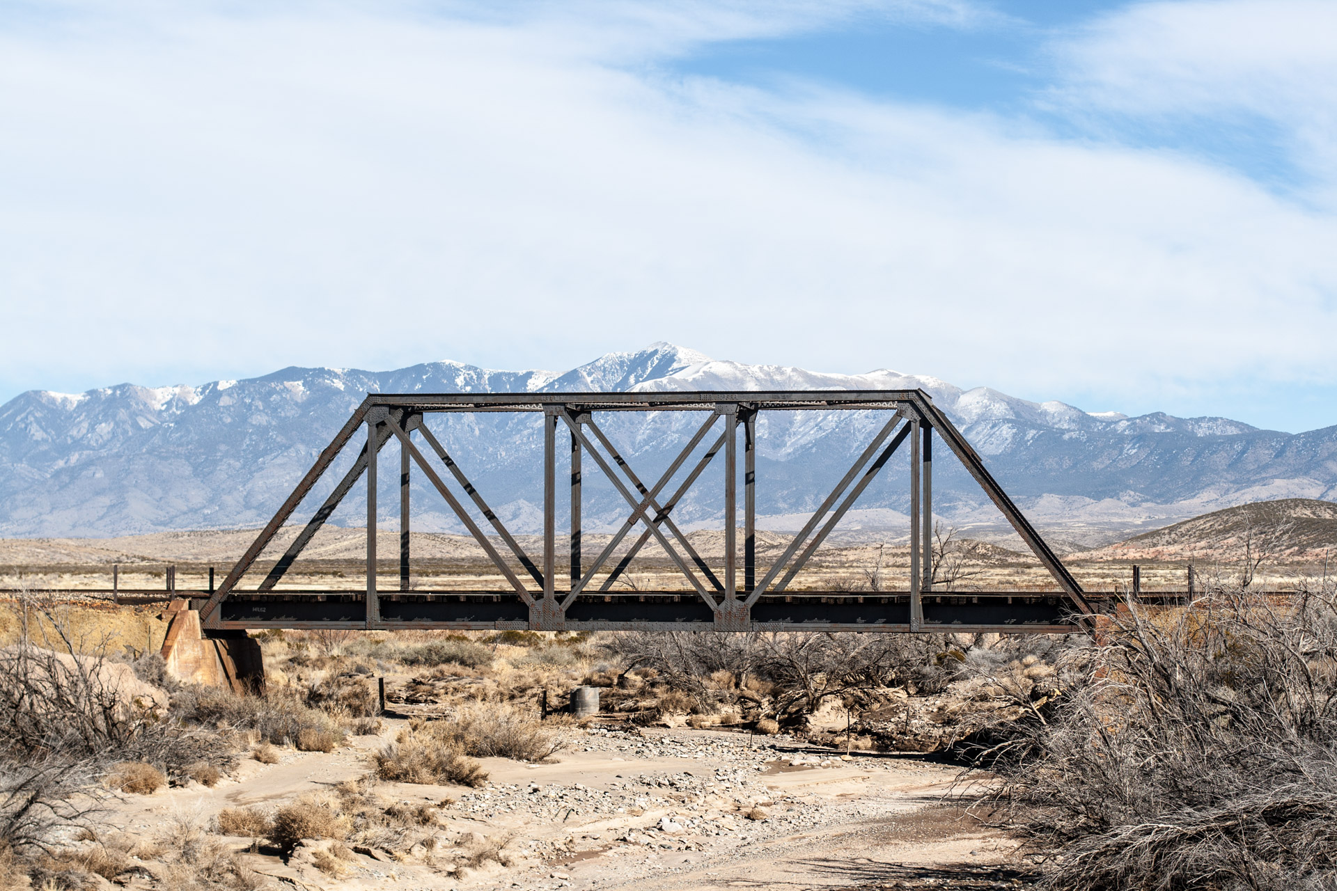 A Bridge With A Mountain View