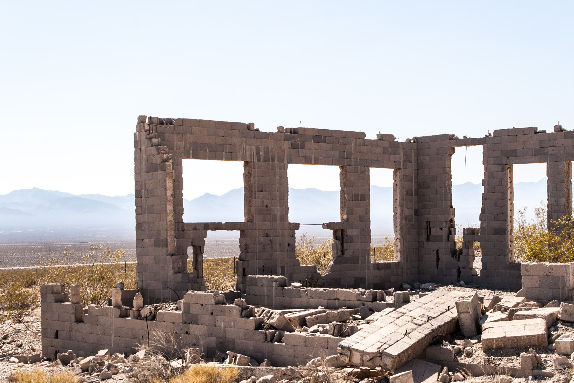 A Collage Of Desert Ruins (frame back)