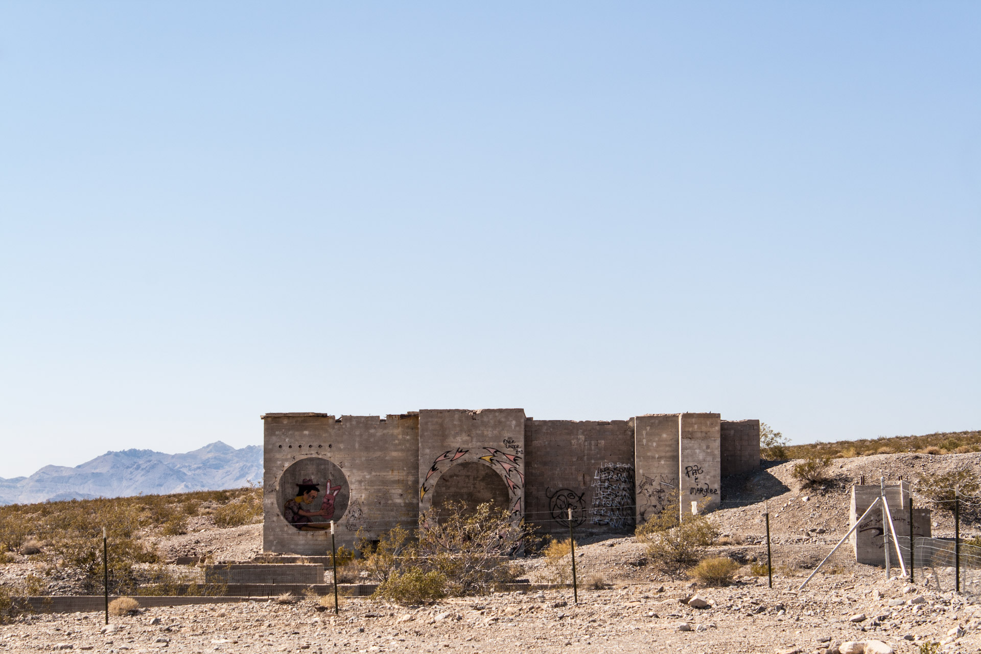 A Collage Of Desert Ruins (graffiti)