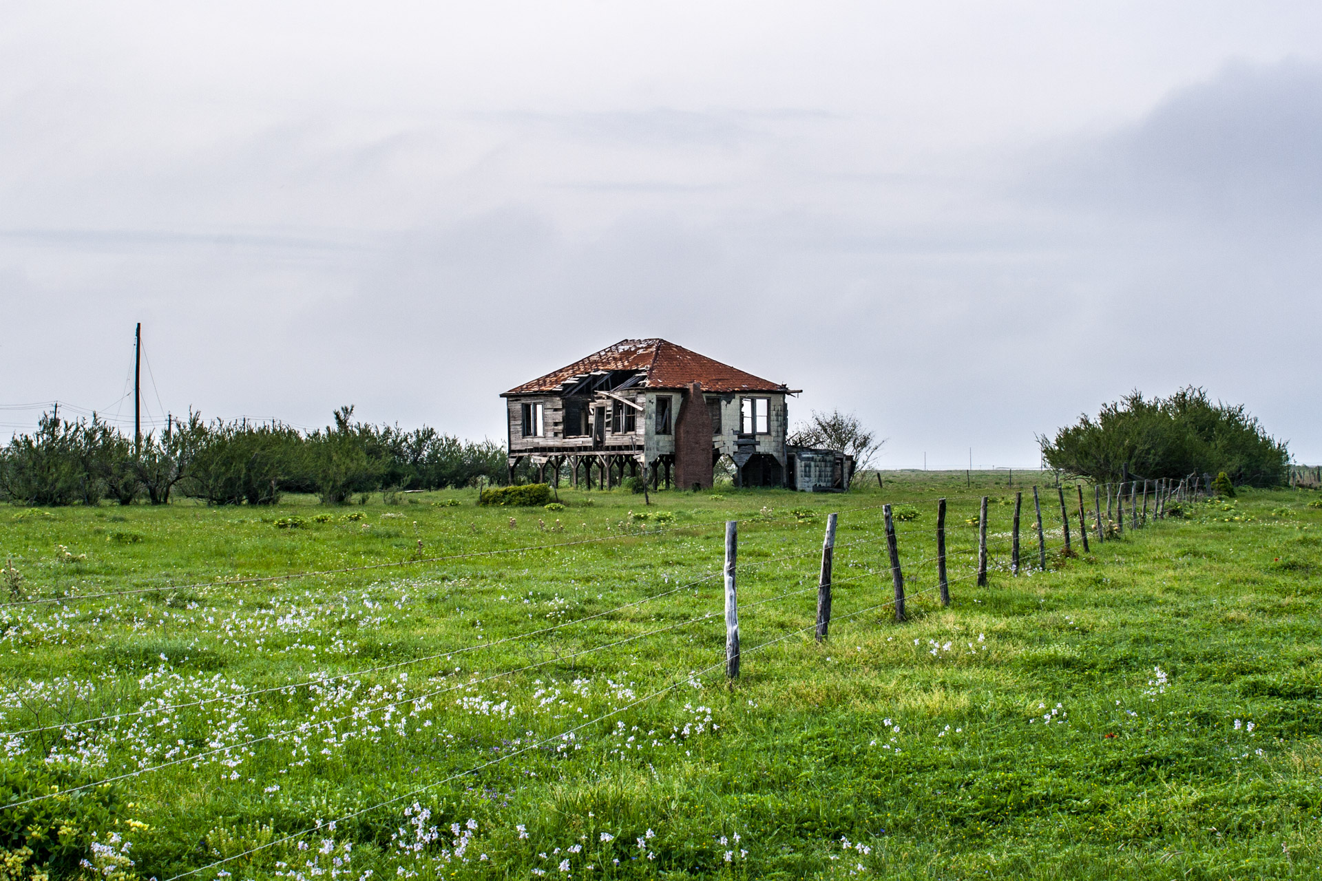 A Crumbling Stilt House