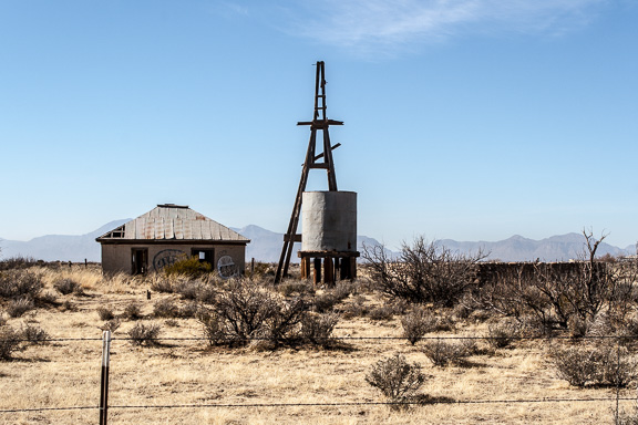 Tularosa, New Mexico - A Desert House With An Extra Large Well