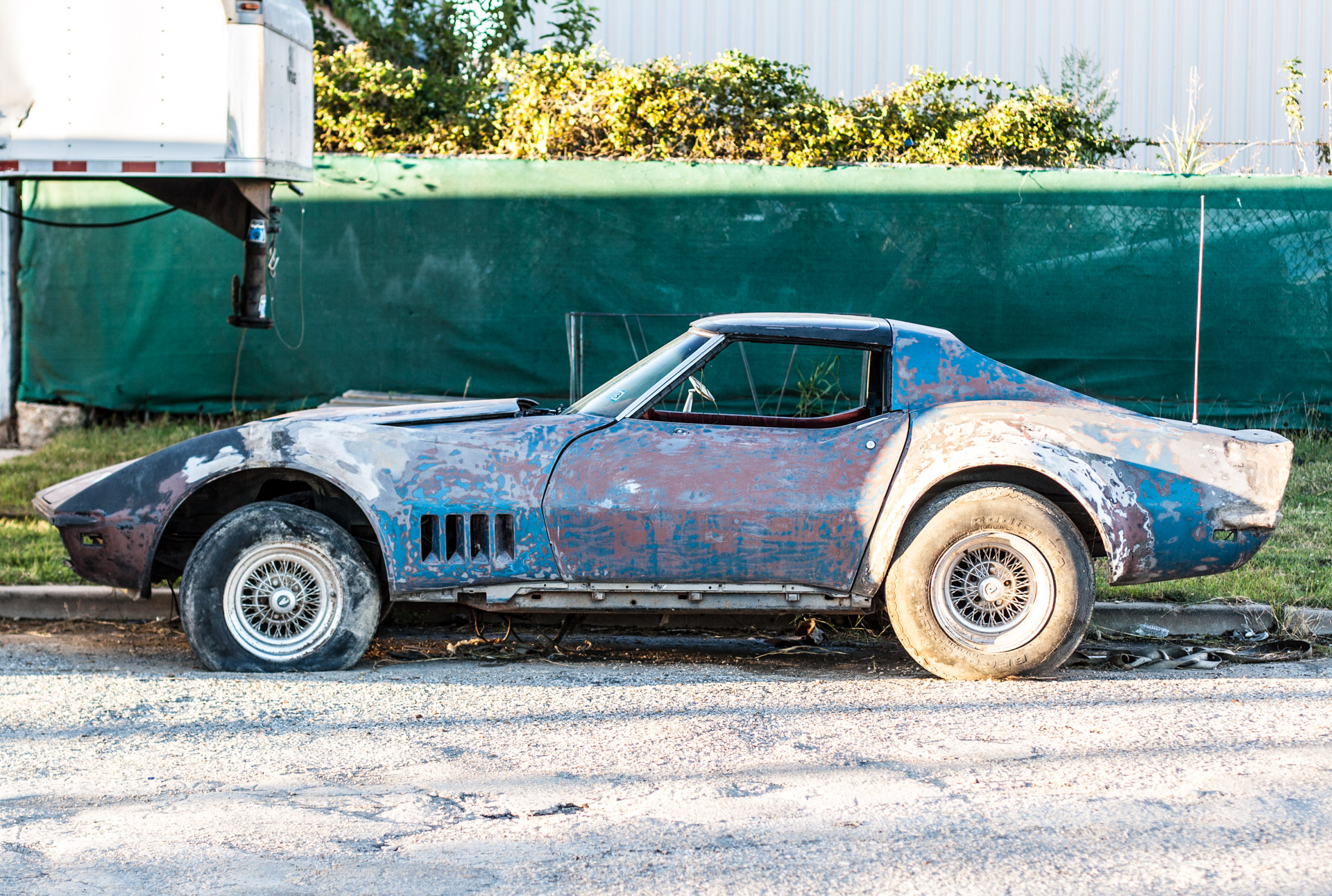 Taylor, Texas - A Painterly Corvette (side)