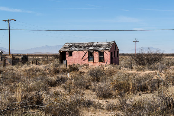 Alamogordo, New Mexico - A Pink Desert House