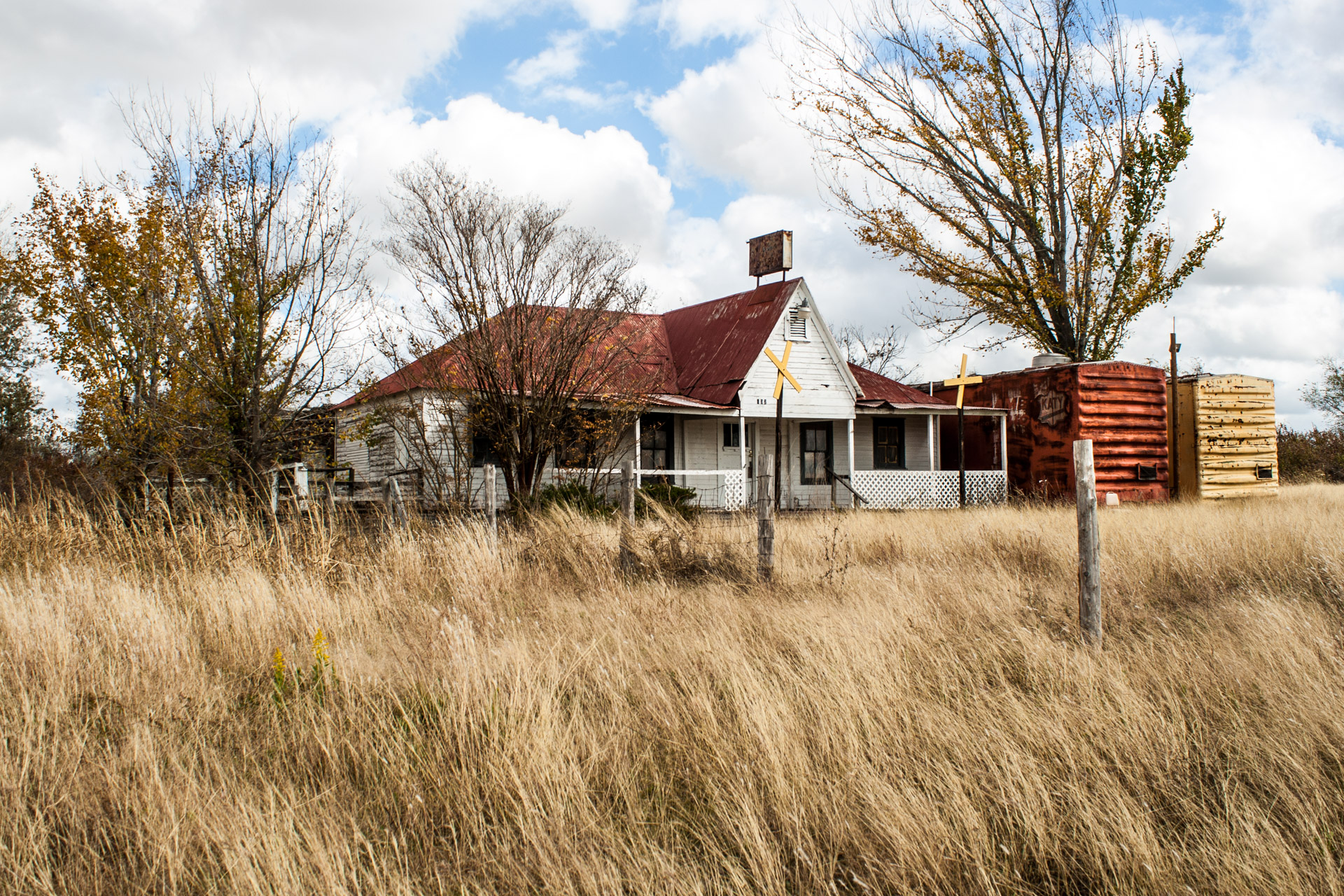 Smithville, Texas - A Railroad Themed Restaurant (left far)