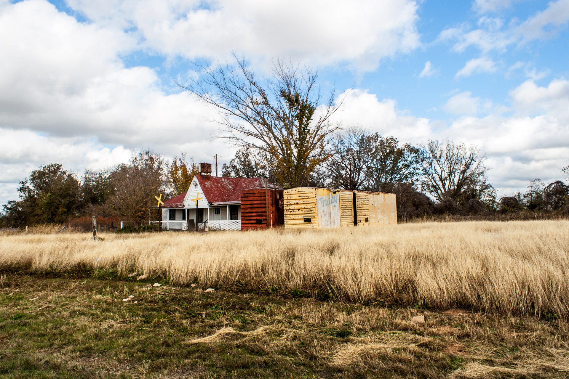 Smithville, Texas - A Railroad Themed Restaurant (right far)