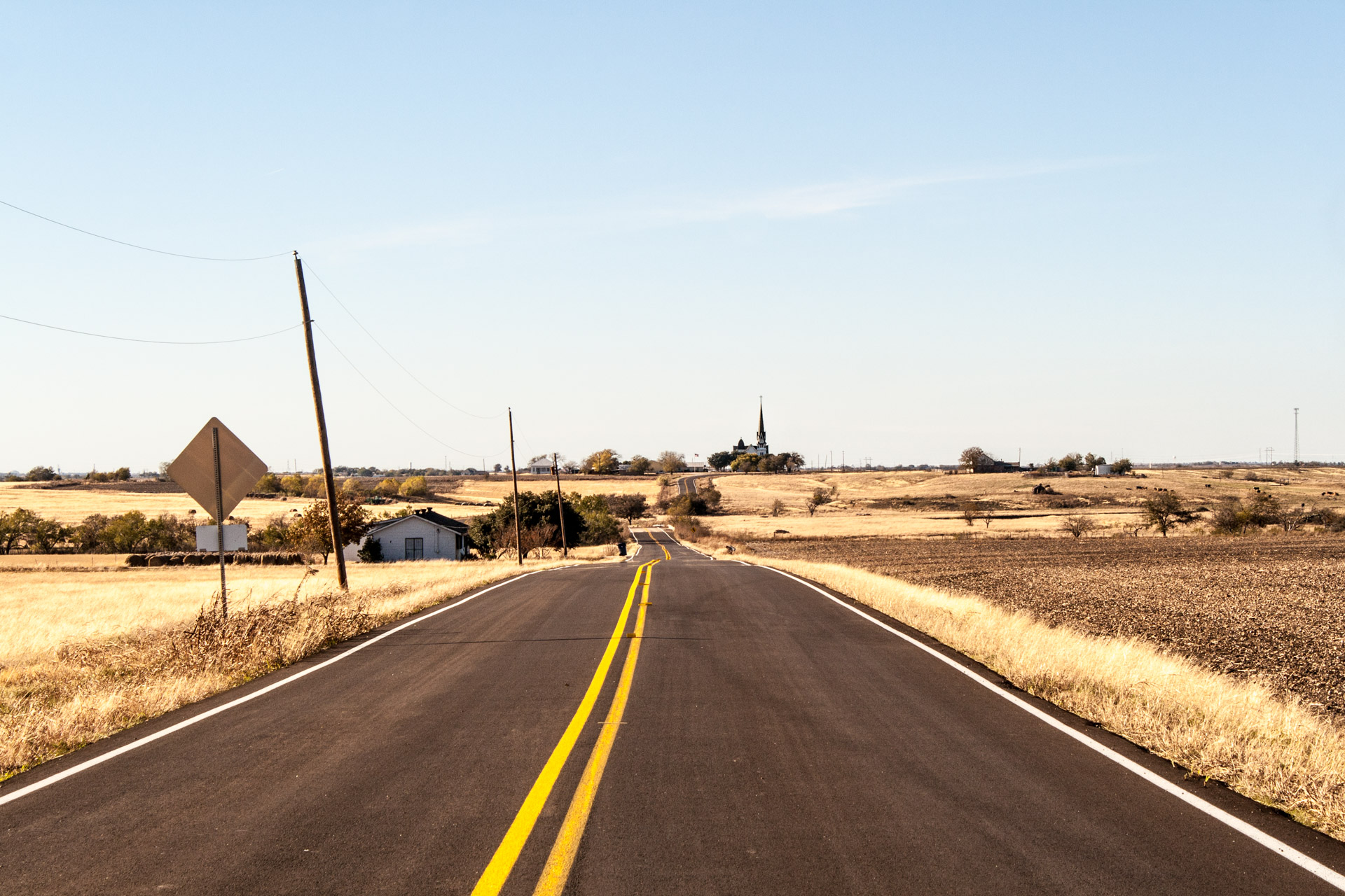 Manor, Texas - A Road to the New Sweden Evangelical Lutheran Church