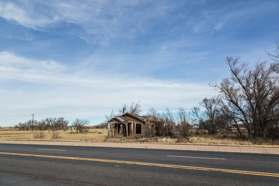 Encino, New Mexico - A Simple Wood House