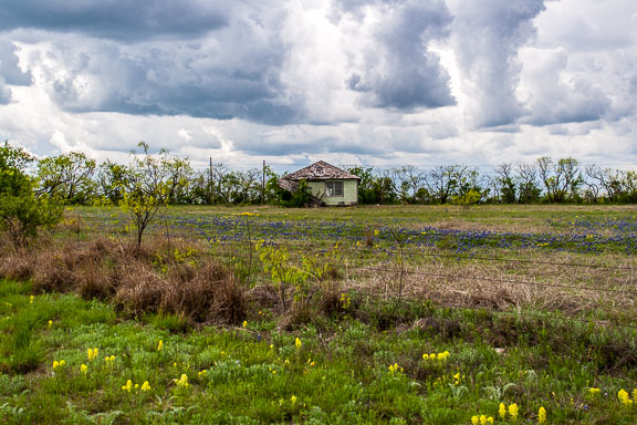 Coleman, Texas - A Stormy House