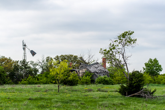 Weatherford, Texas - An Overtaken House