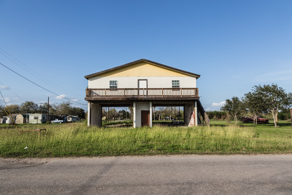 Premont, Texas - An Unusual Stilt Building