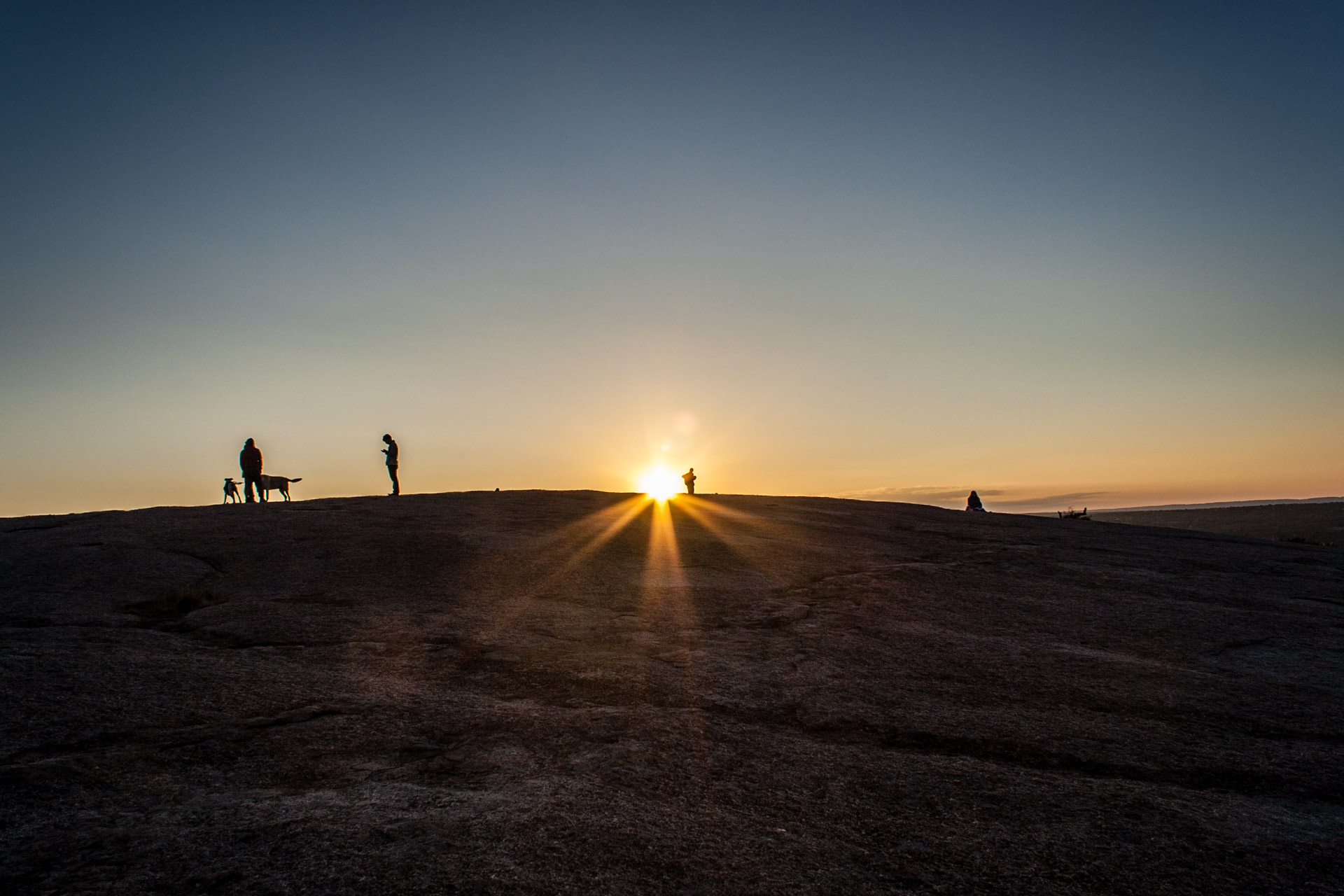 Enchanted Rock At Sunset