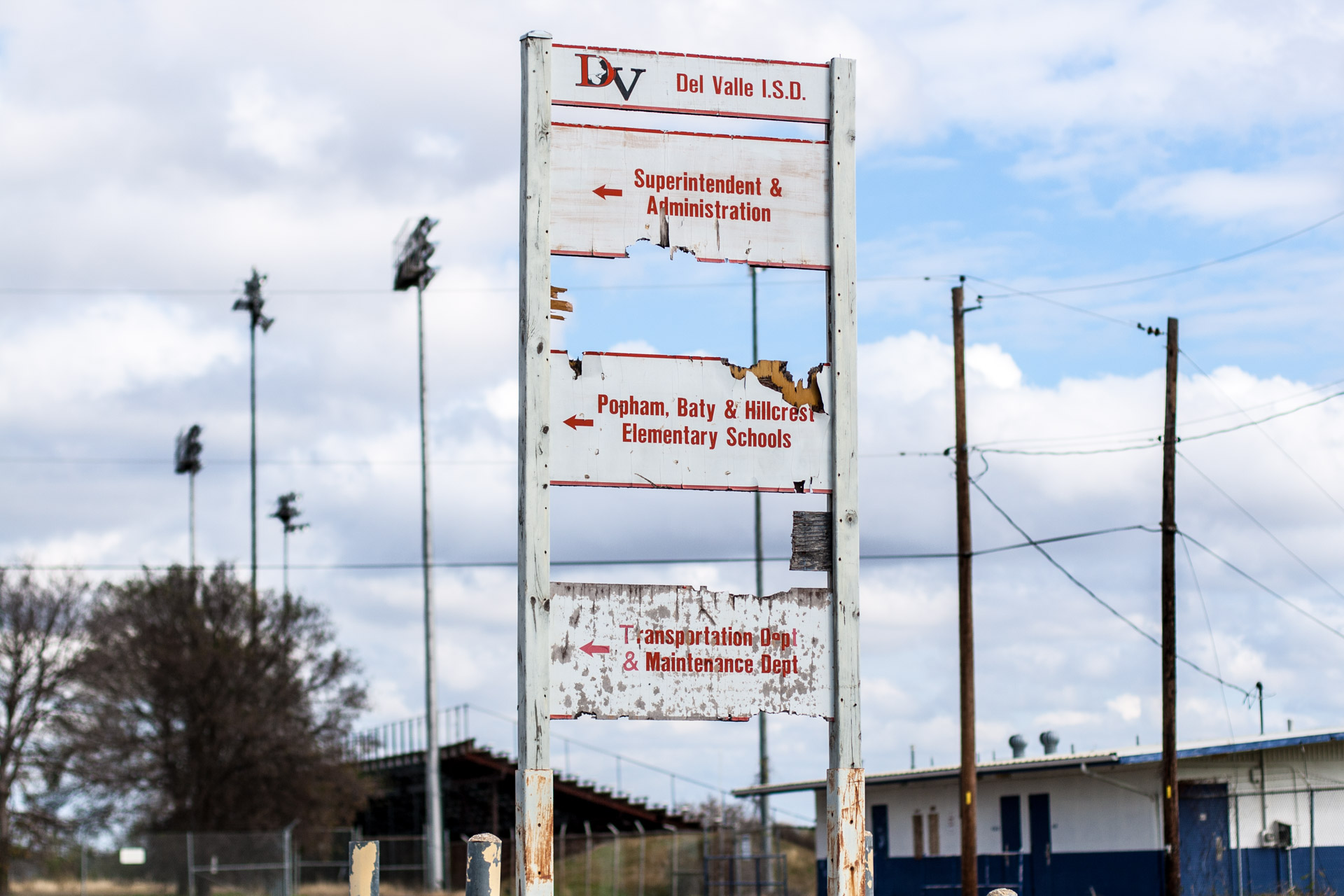 Austin, Texas - Friday Night Lights Fieldhouse (sign)