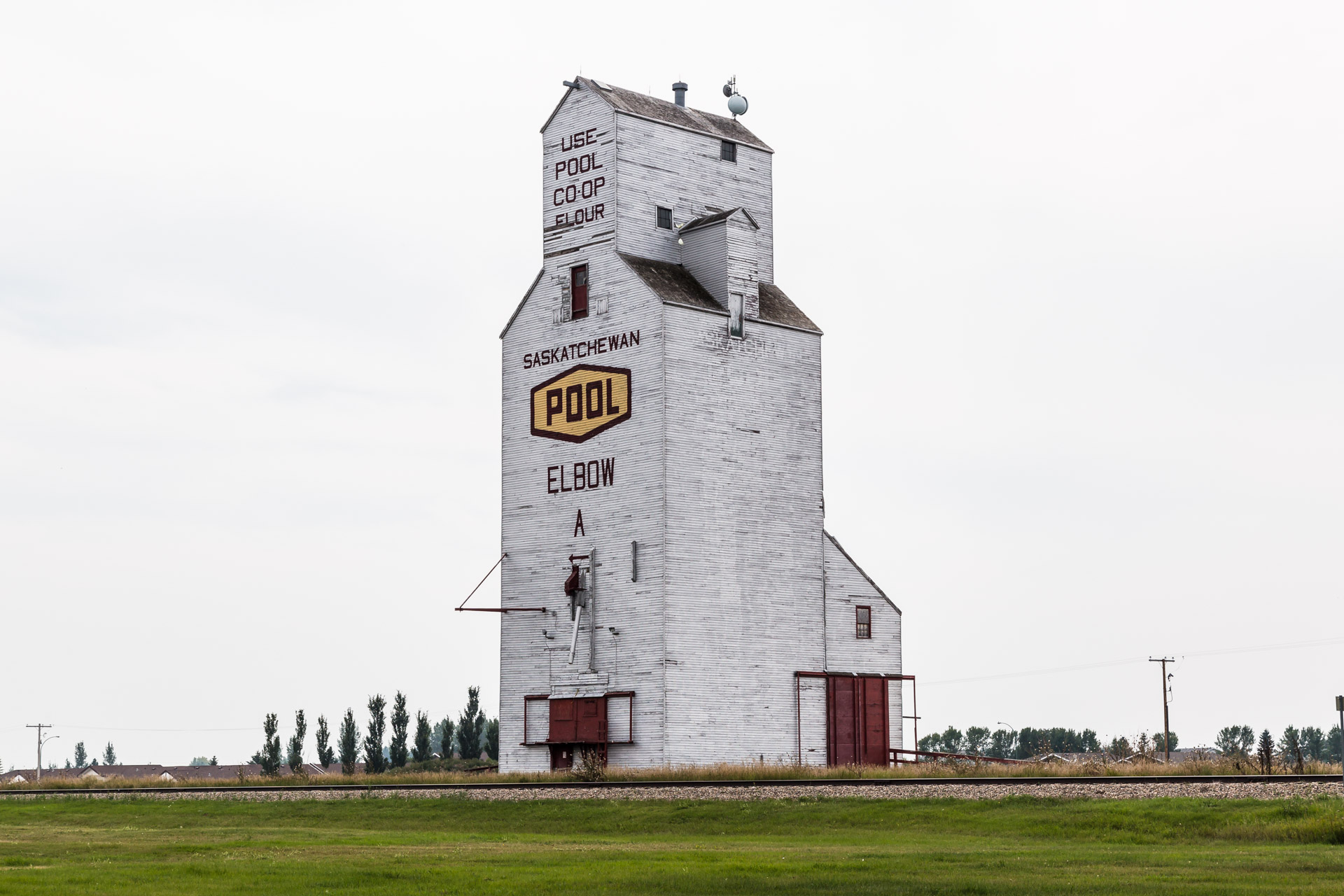 Grain Elevator In Town (angle front)