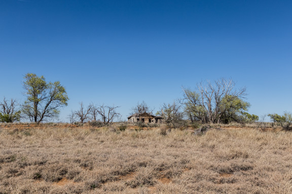 Clarendon, Texas - Gutted and Smashed House