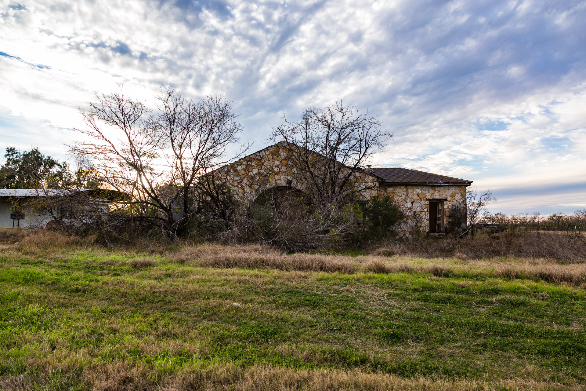 Jourdanton, Texas - Intricate Stone House
