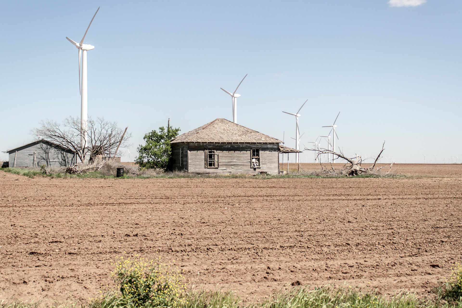 Wind Turbine Community Storage House (angle left far)