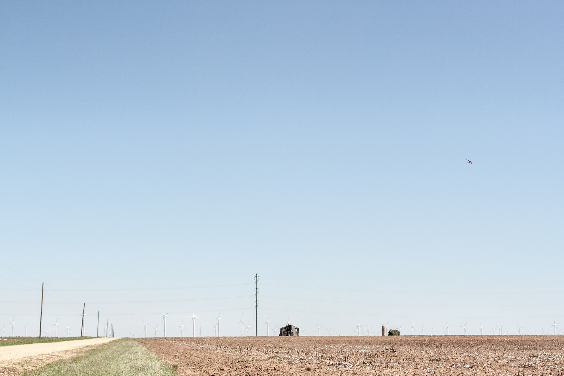 Wind Turbine Community Tiny Barn (distant)